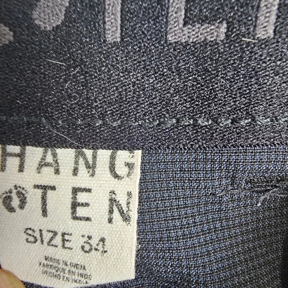 Hangten Mens Performance Golf Shorts Black Textured Size‎ 34 RN 147446